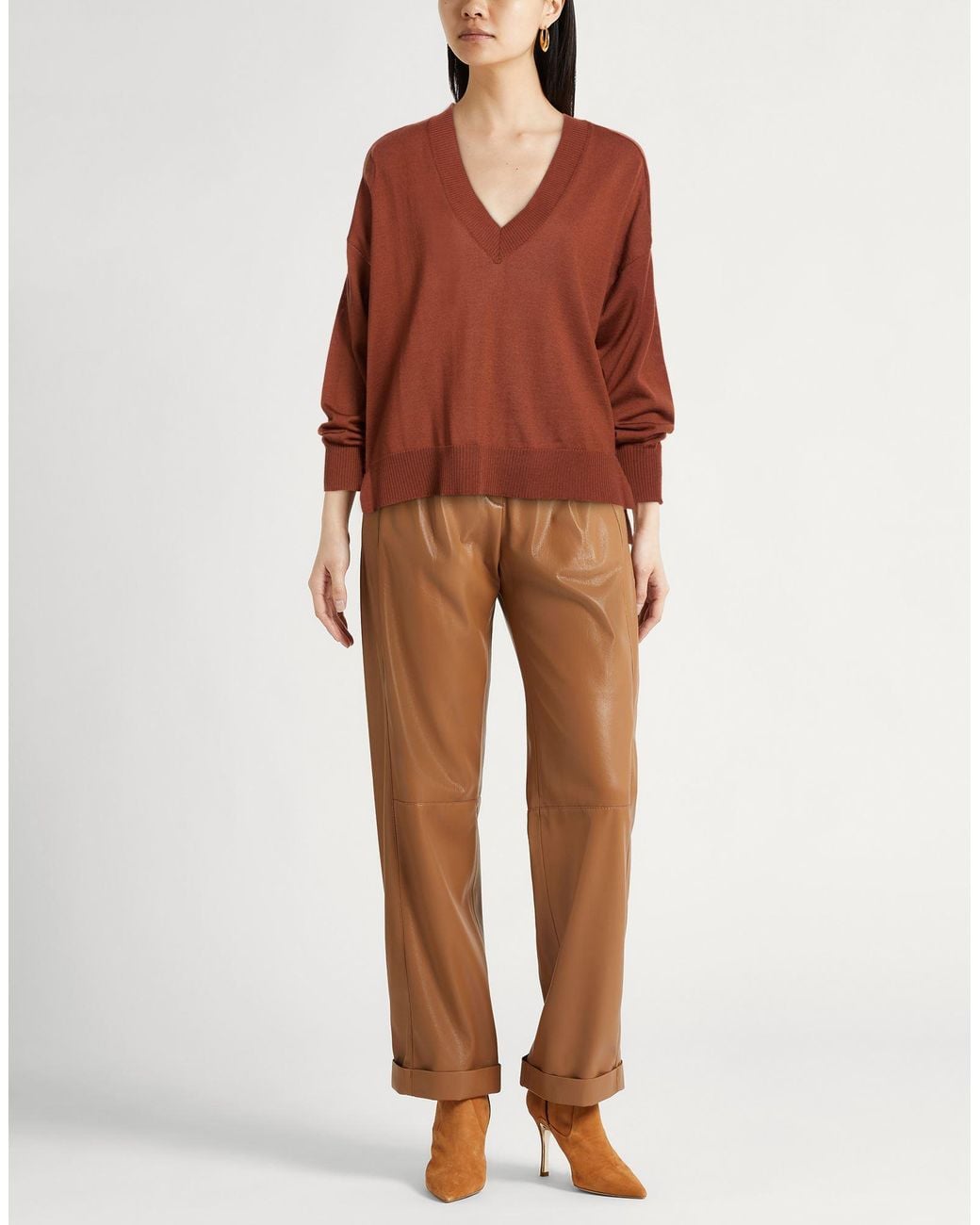 Daniele Fiesoli Brown Collezione N_01 Sweater Merino Wool