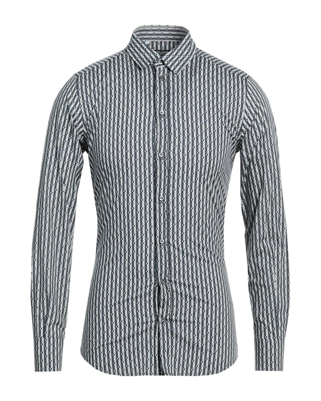 Dolce & Gabbana Blue Shirts for men