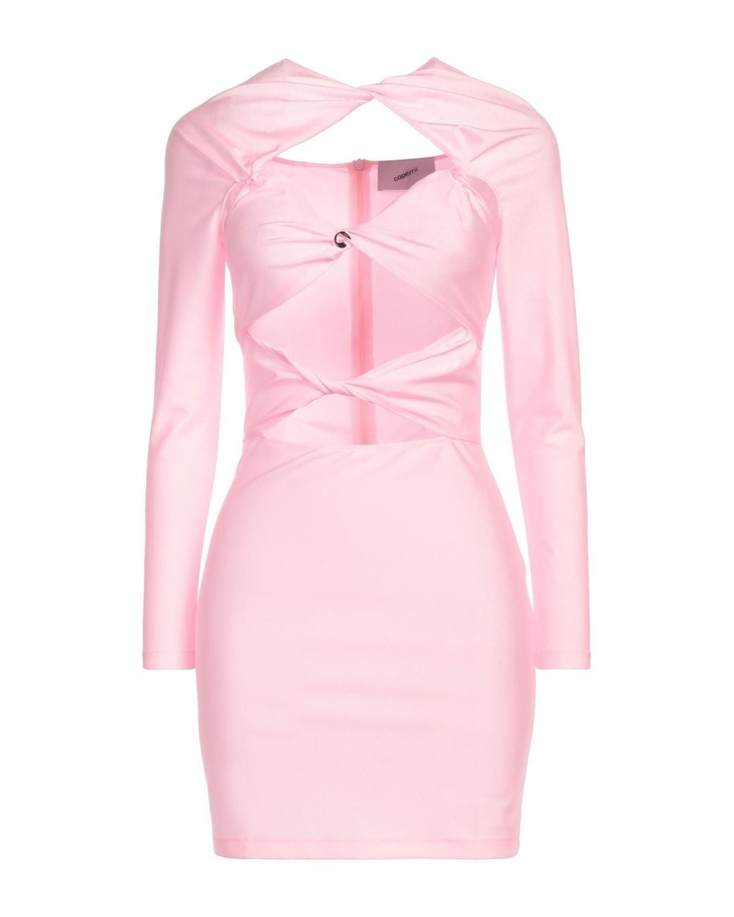 Coperni Pink Mini Dress Polyamide, Elastane