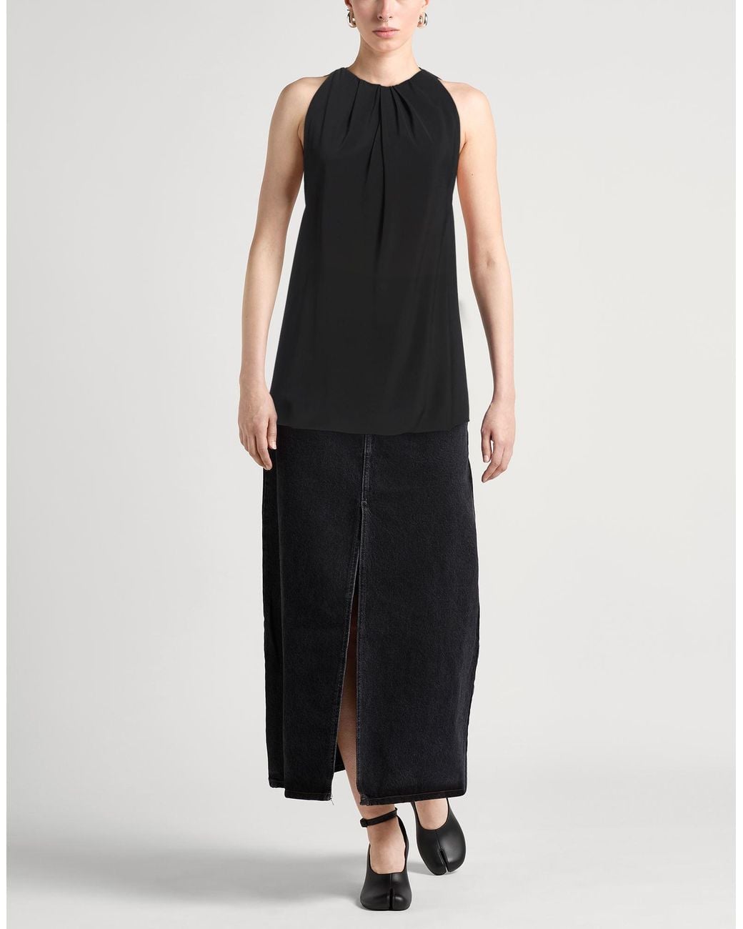 Top Rick Owens de color Black