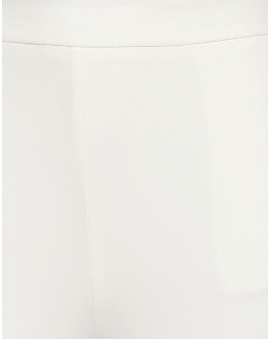 .., merci italia White Pants Polyester, Elastane