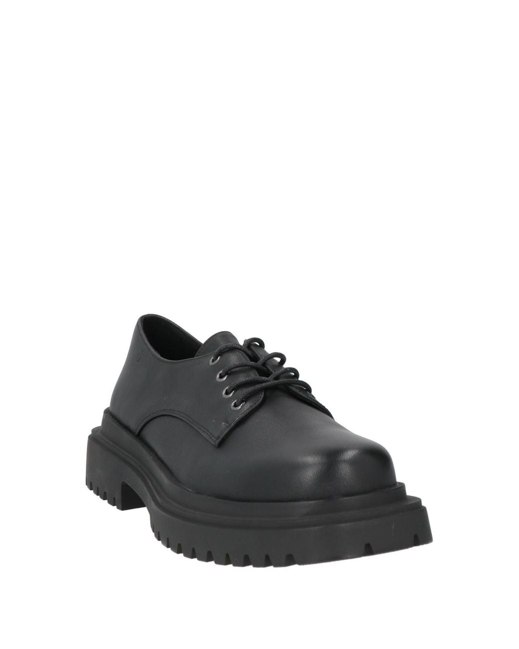 Manufacture D'essai Black Lace-Up Shoes Calfskin