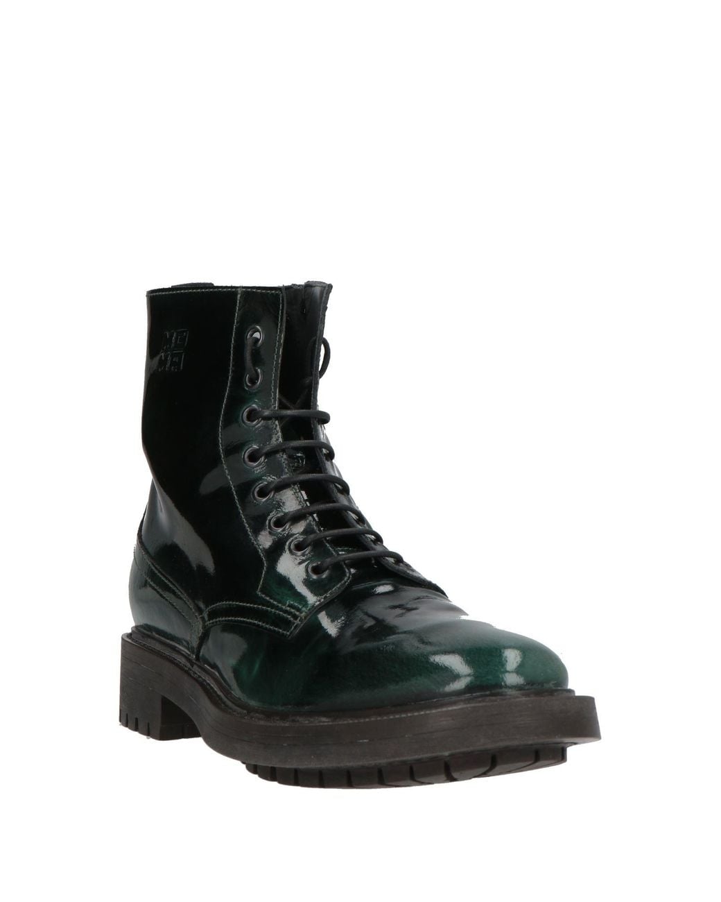 Moma Black Dark Ankle Boots Leather