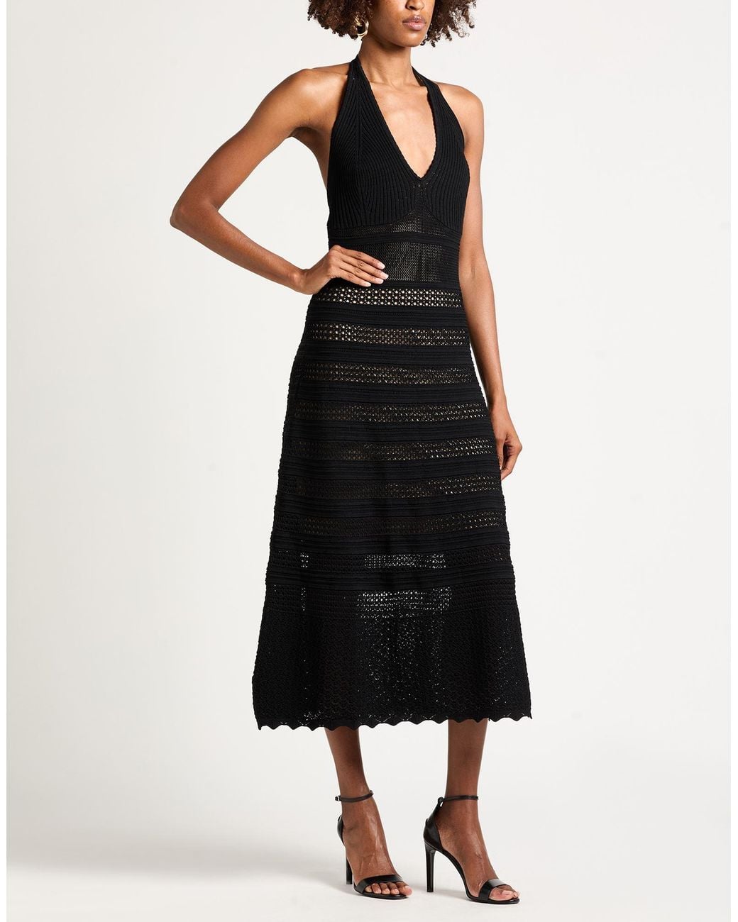 Twinset Black Midi Dress