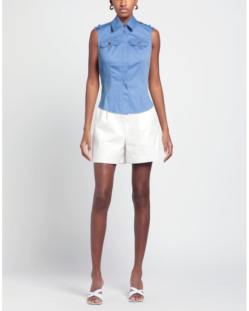 Elisabetta Franchi Blue Shirt