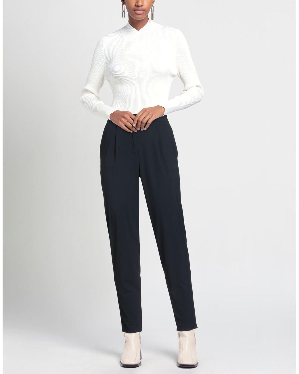 ALPHATAURI Blue Midnight Pants Polyester, Elastane