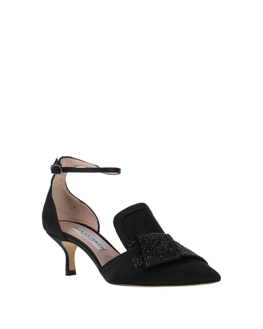 FRANCESCO SACCO Black Pumps Textile Fibers
