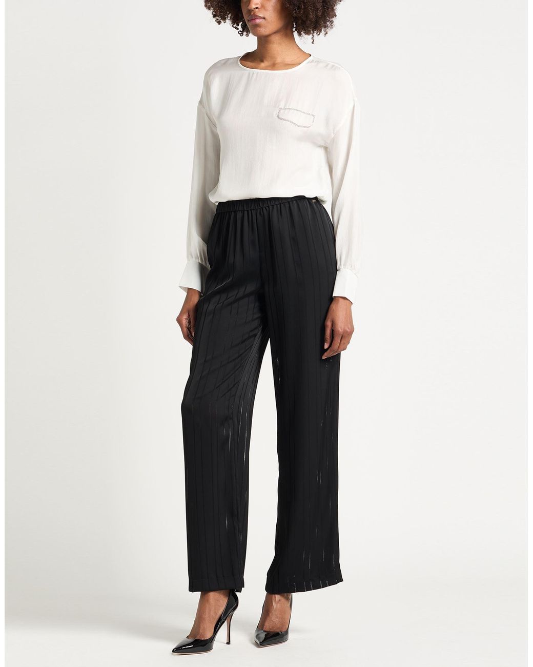 ARMANI EXCHANGE Black Trouser