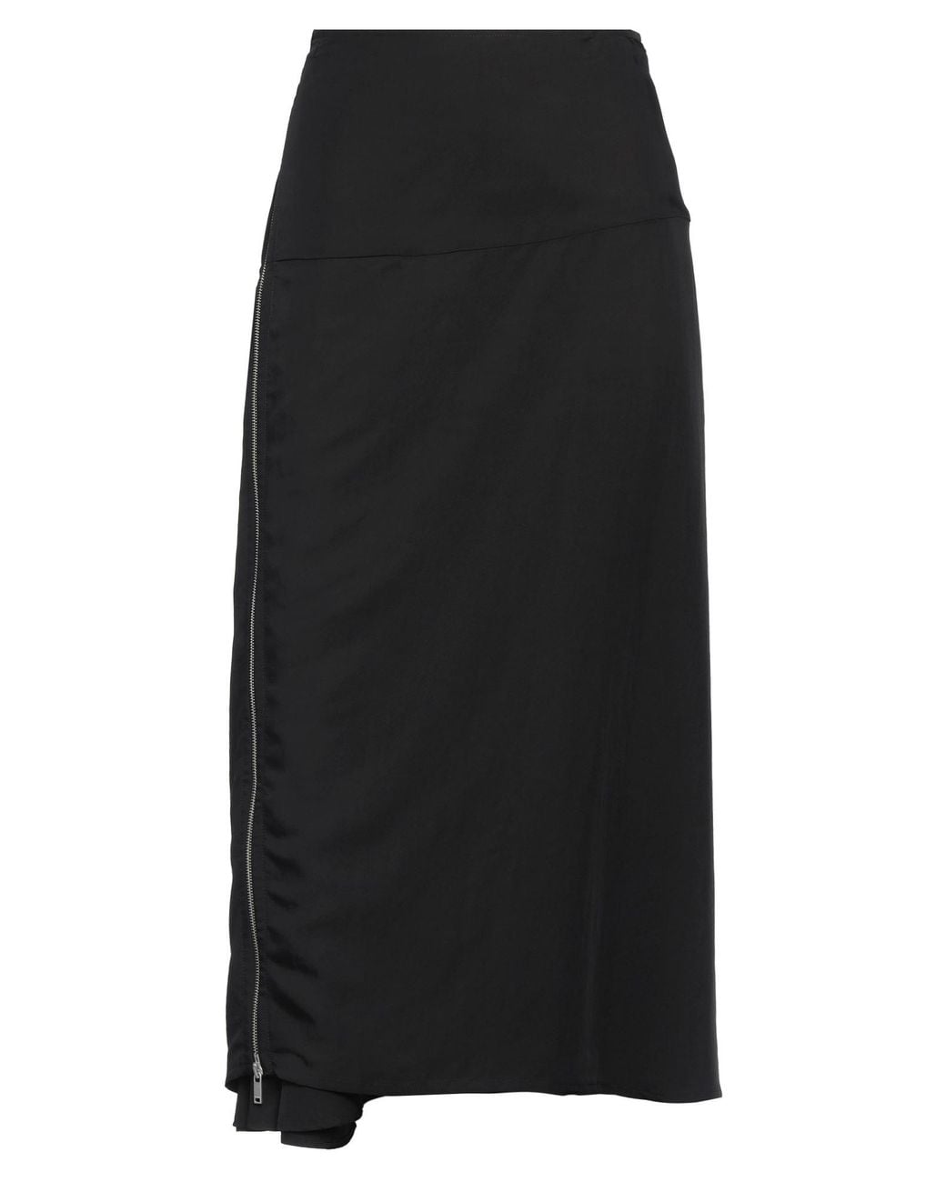Jil Sander Black Midi Skirt