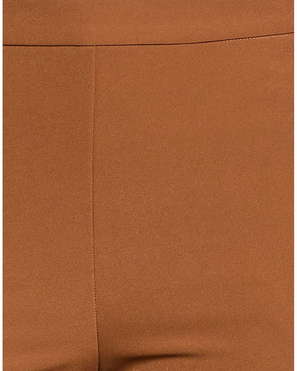 Maliparmi Brown Camel Pants Polyester, Elastane