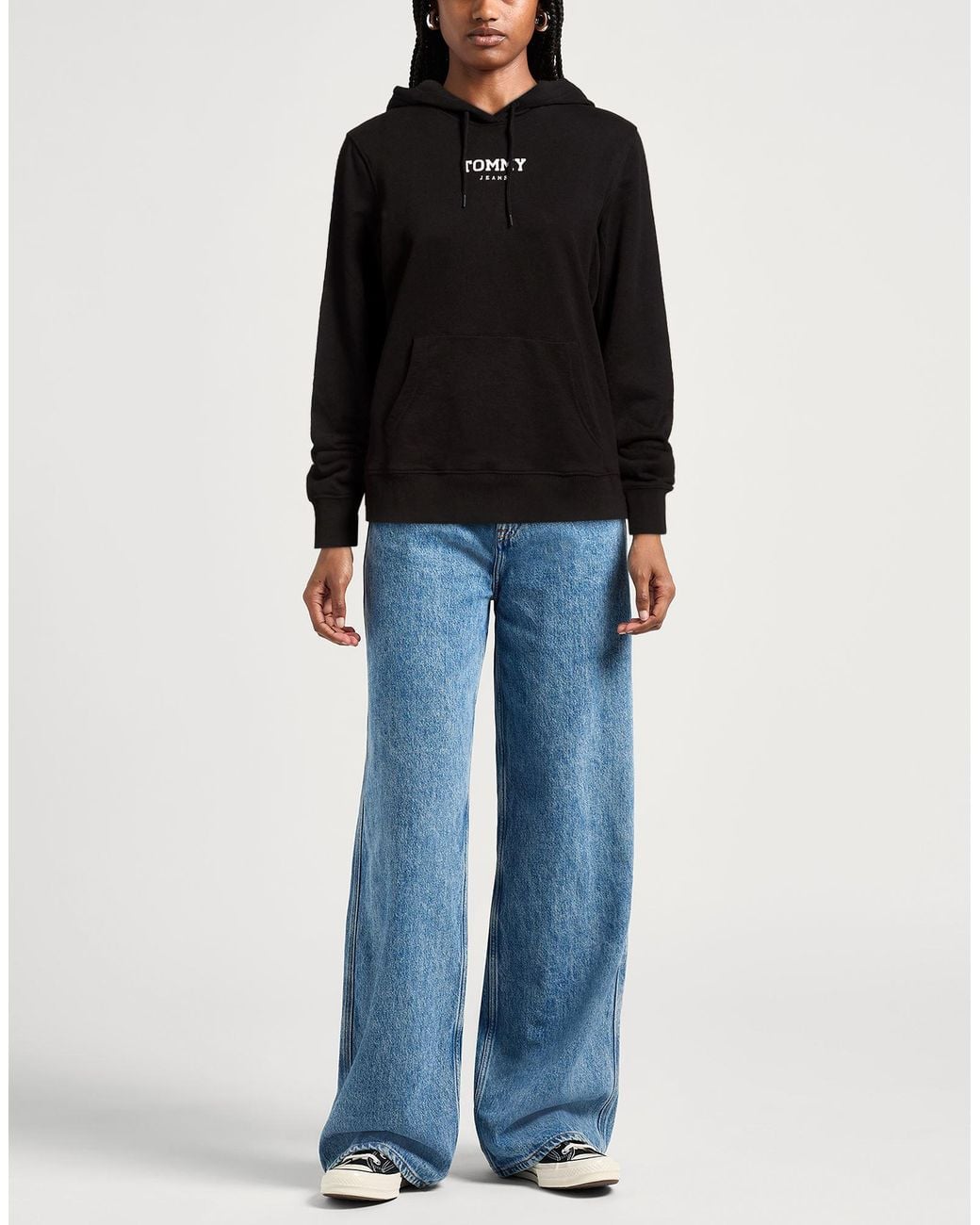 Tommy Hilfiger Black Sweatshirt Cotton