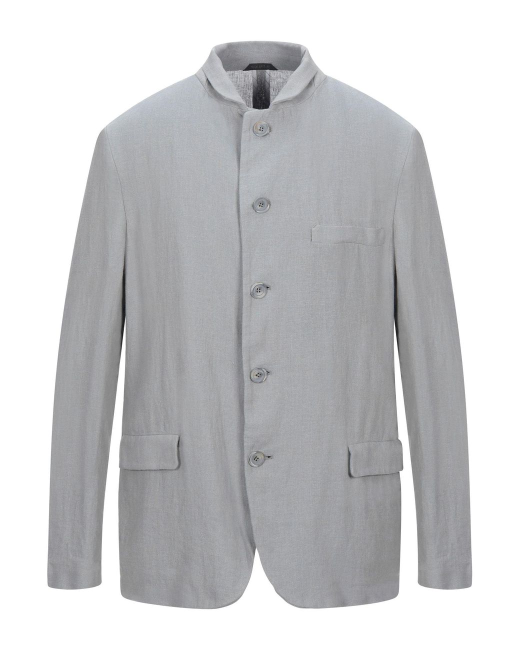 Giorgio Armani Linen Suit Jacket in Grey (Gray) for Men - Lyst
