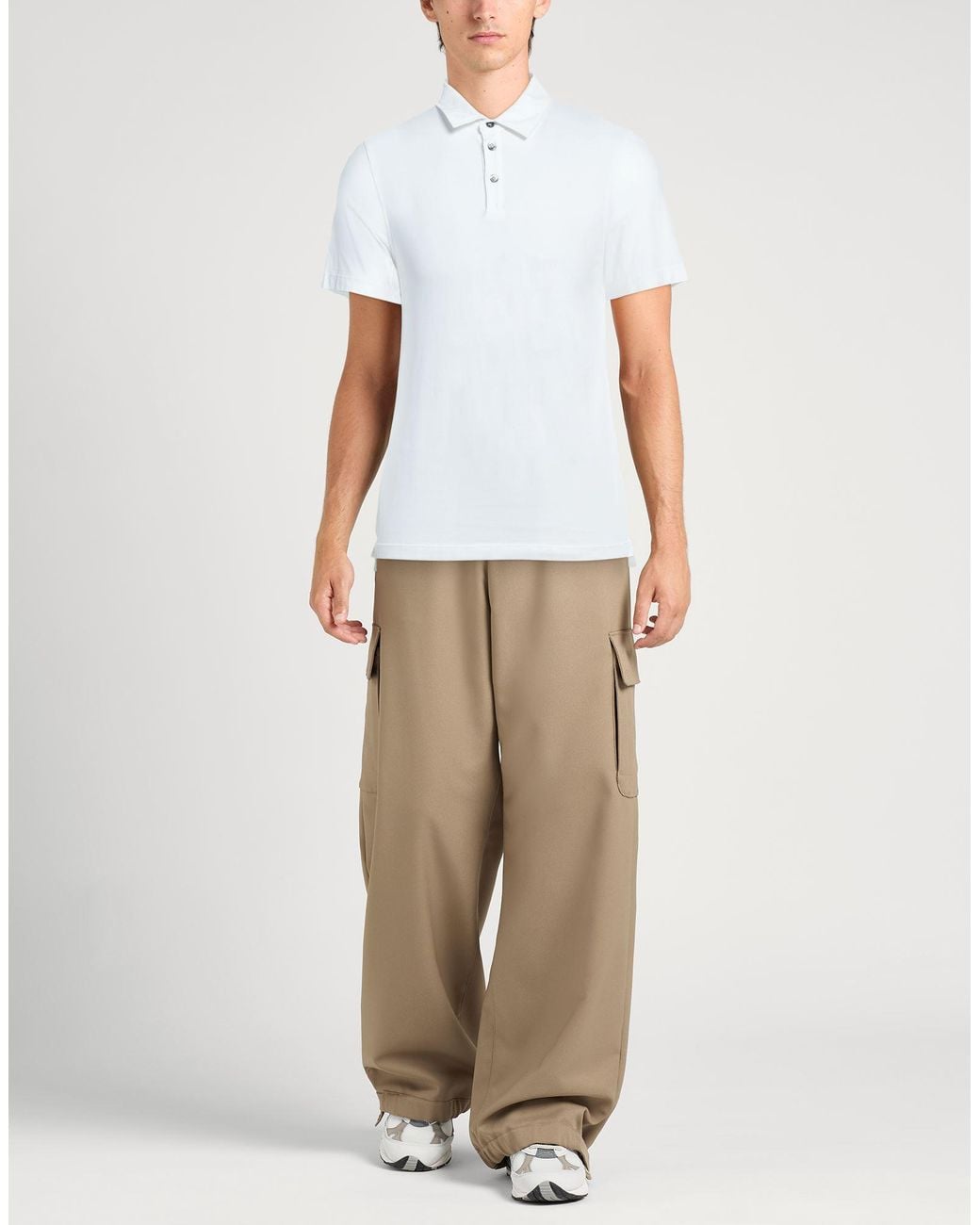 Polo di Alpha Studio in White da Uomo