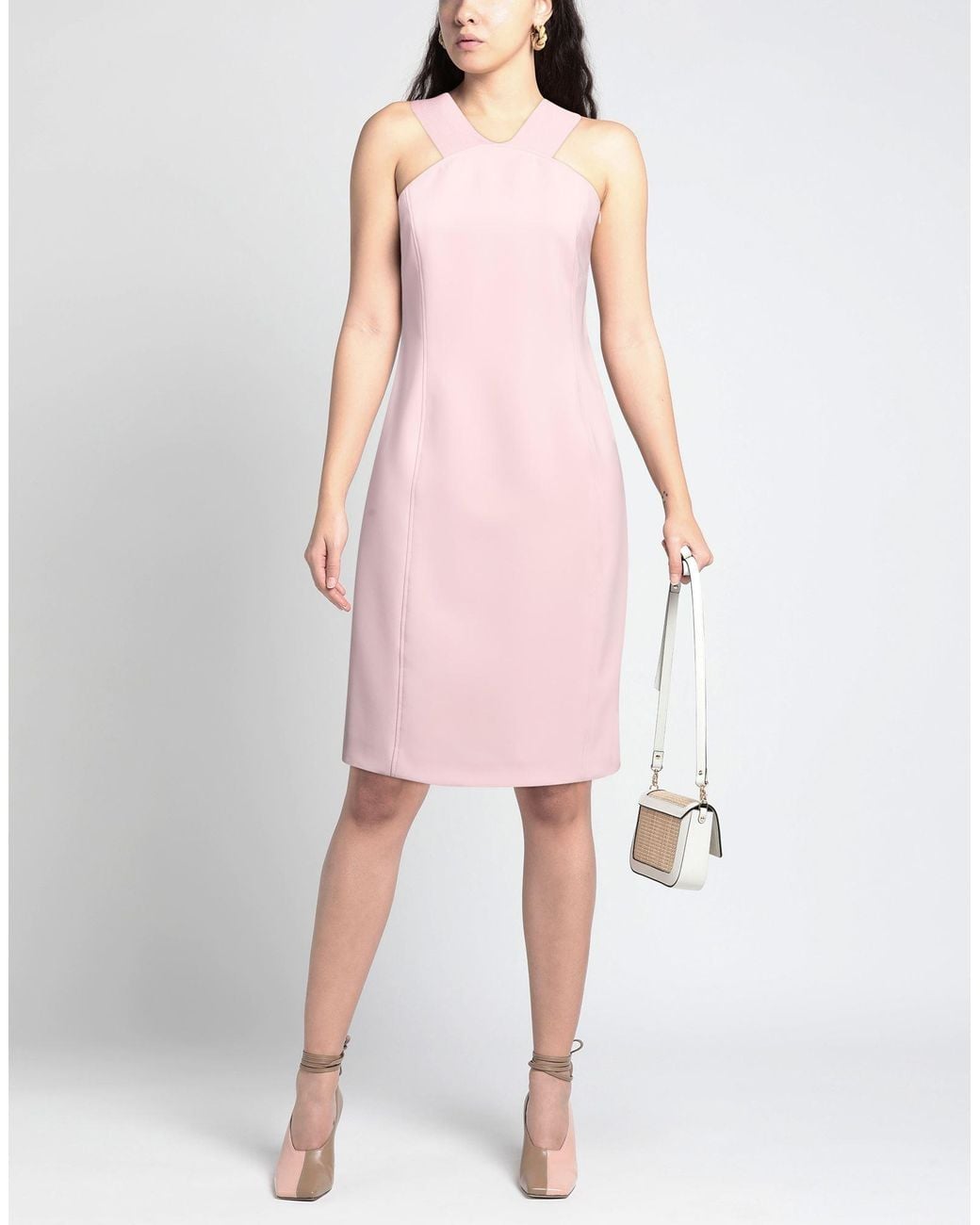 Boutique Moschino Pink Midi Dress