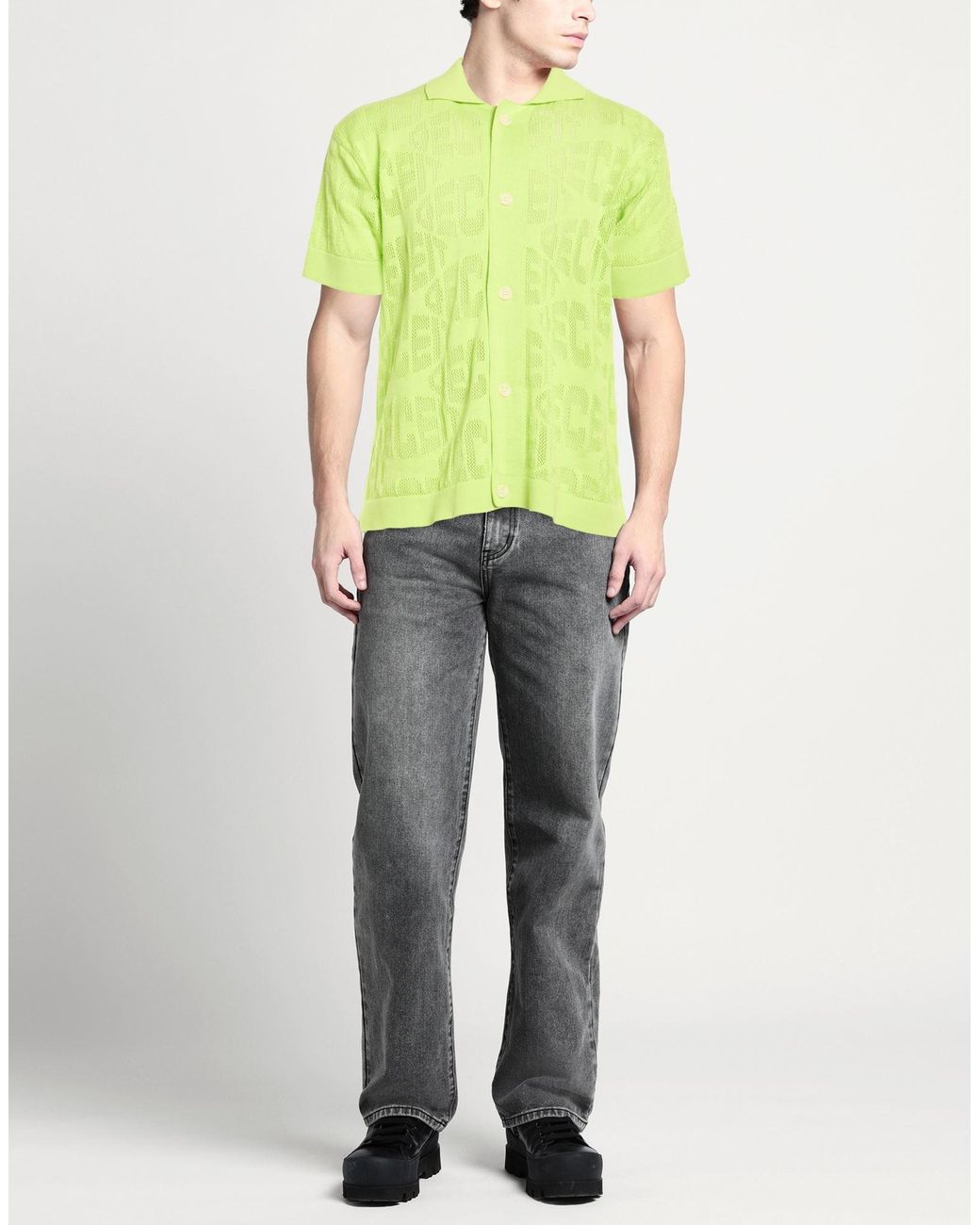 DECĒIT Yellow Shirts for men