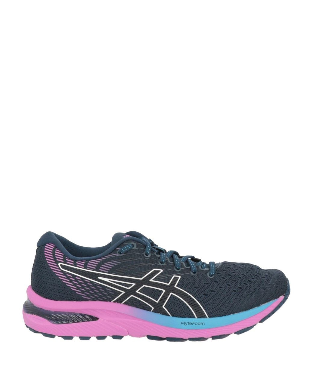 Asics Blue Sneakers Synthetic Material, Textile Fibers