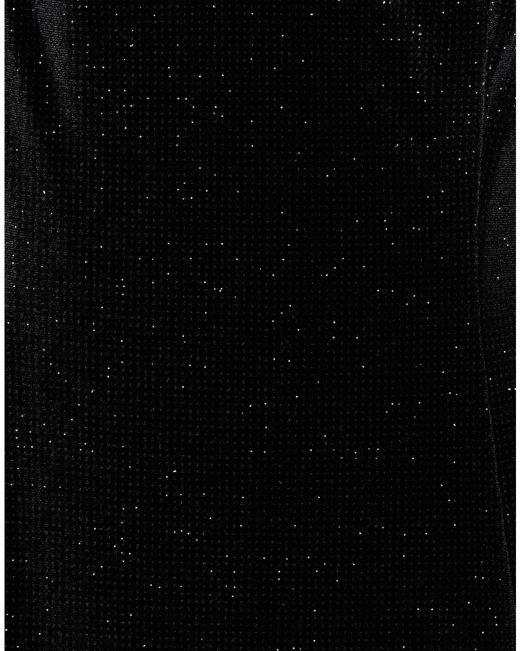 MATILDE COUTURE Black Maxi Dress Polyester, Elastane