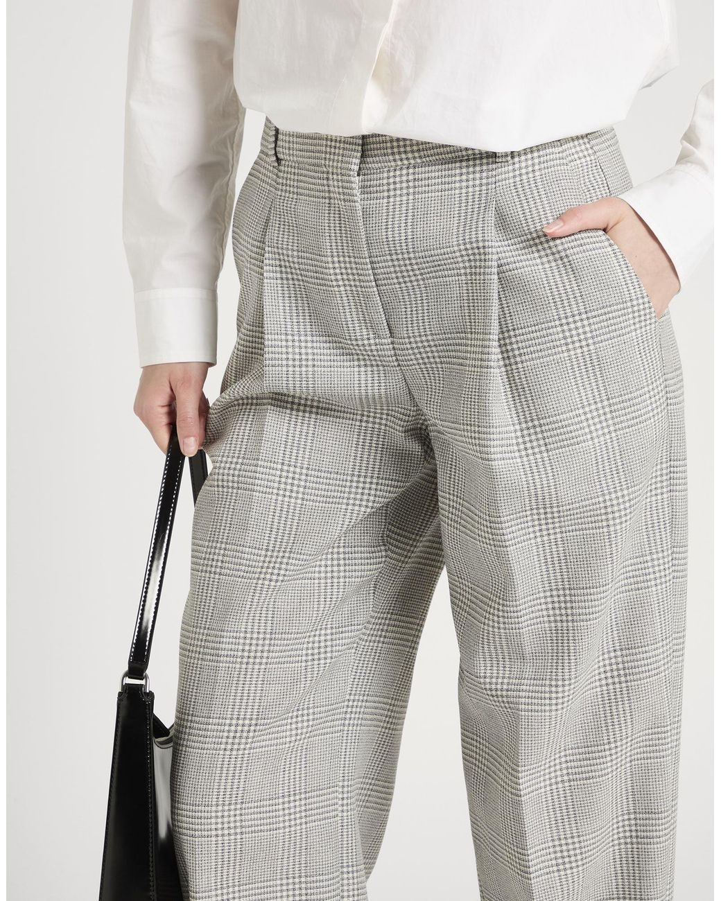 Boss Gray Pants Virgin Wool