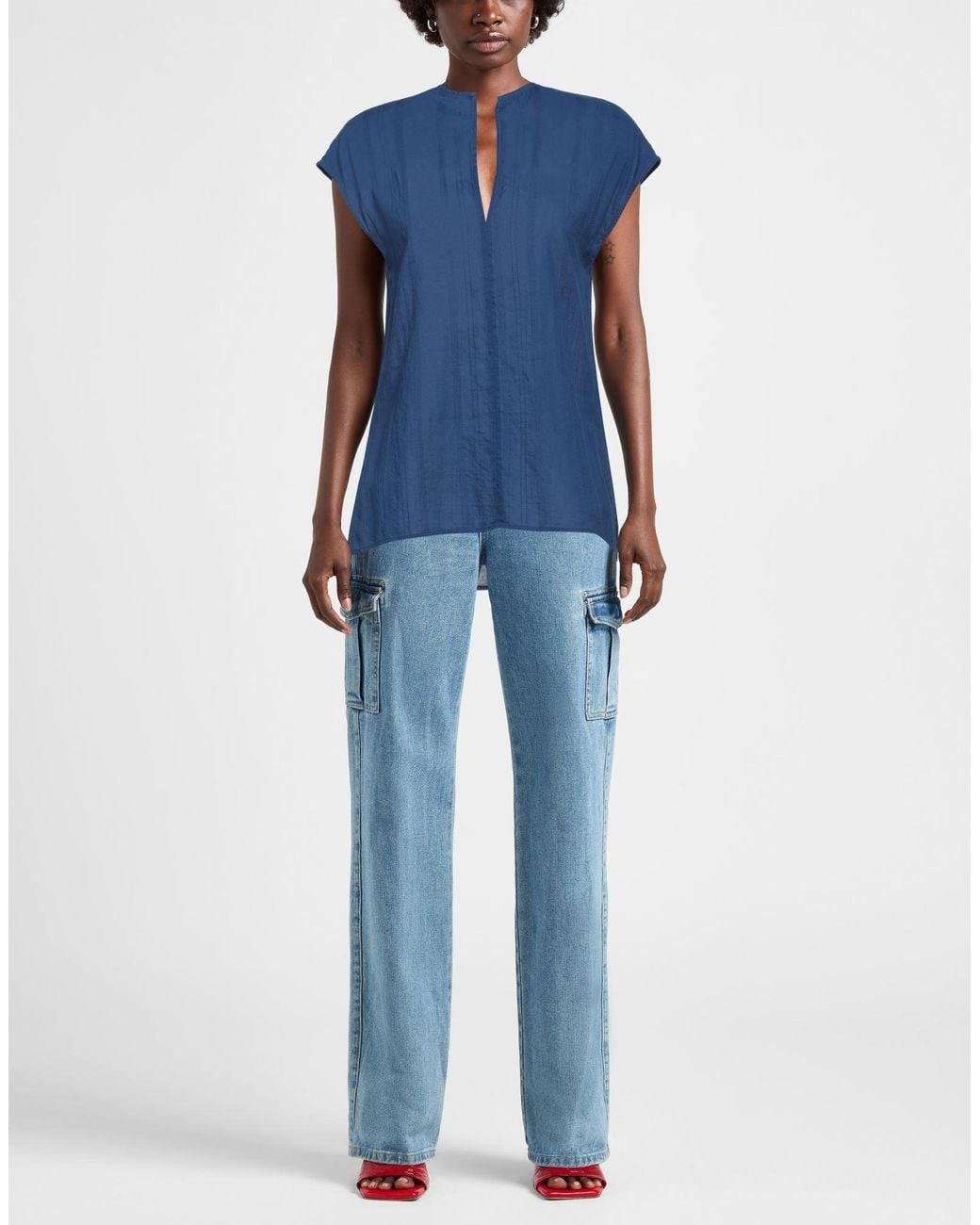 Dondup Blue Top Cotton