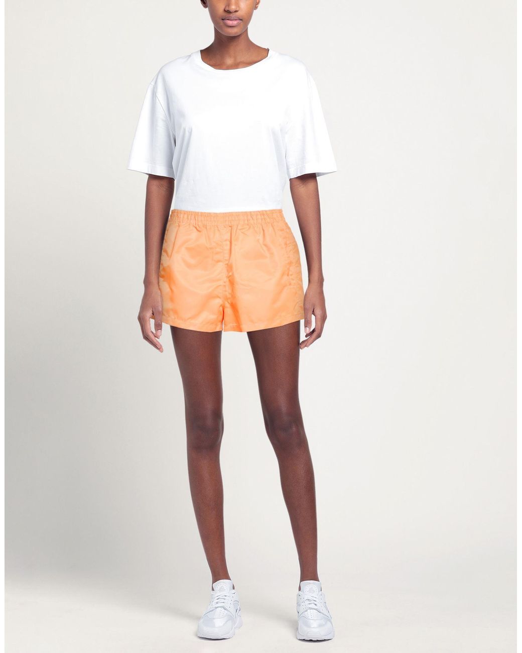 Frankie Shop Orange Shorts & Bermuda Shorts Polyester