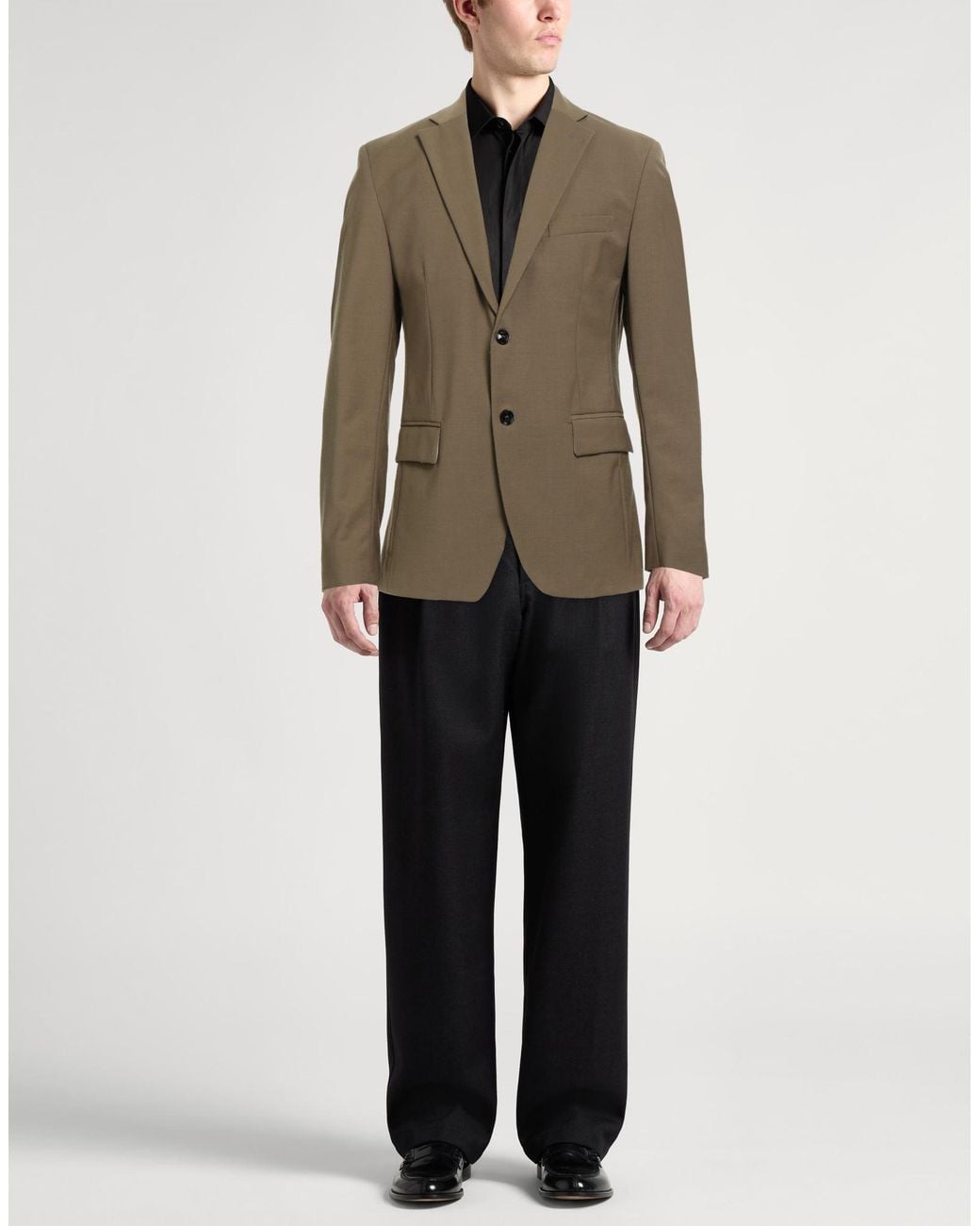 Liu Jo Green Military Blazer Polyester, Wool, Elastane for men