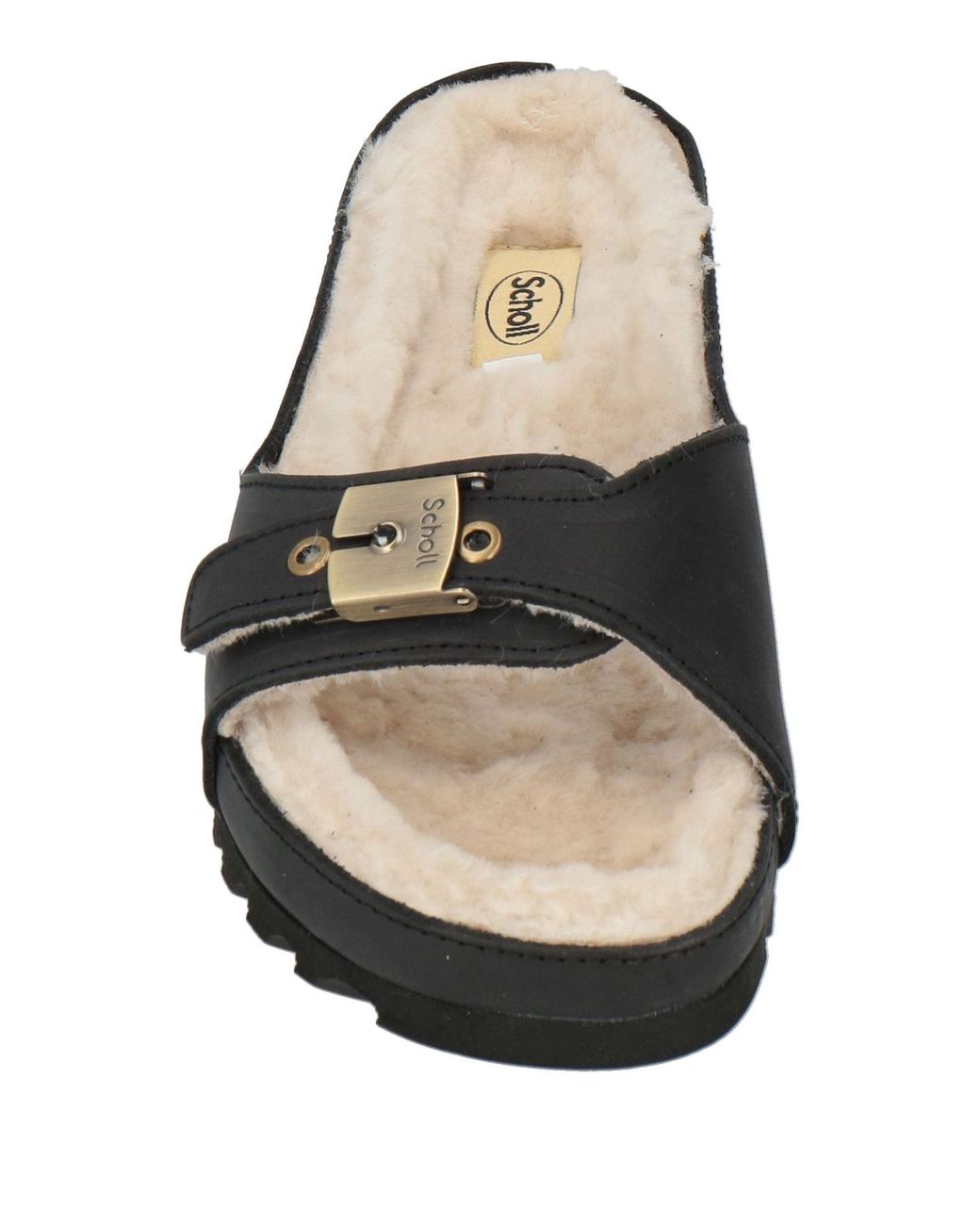 Scholl Black Sandals Leather