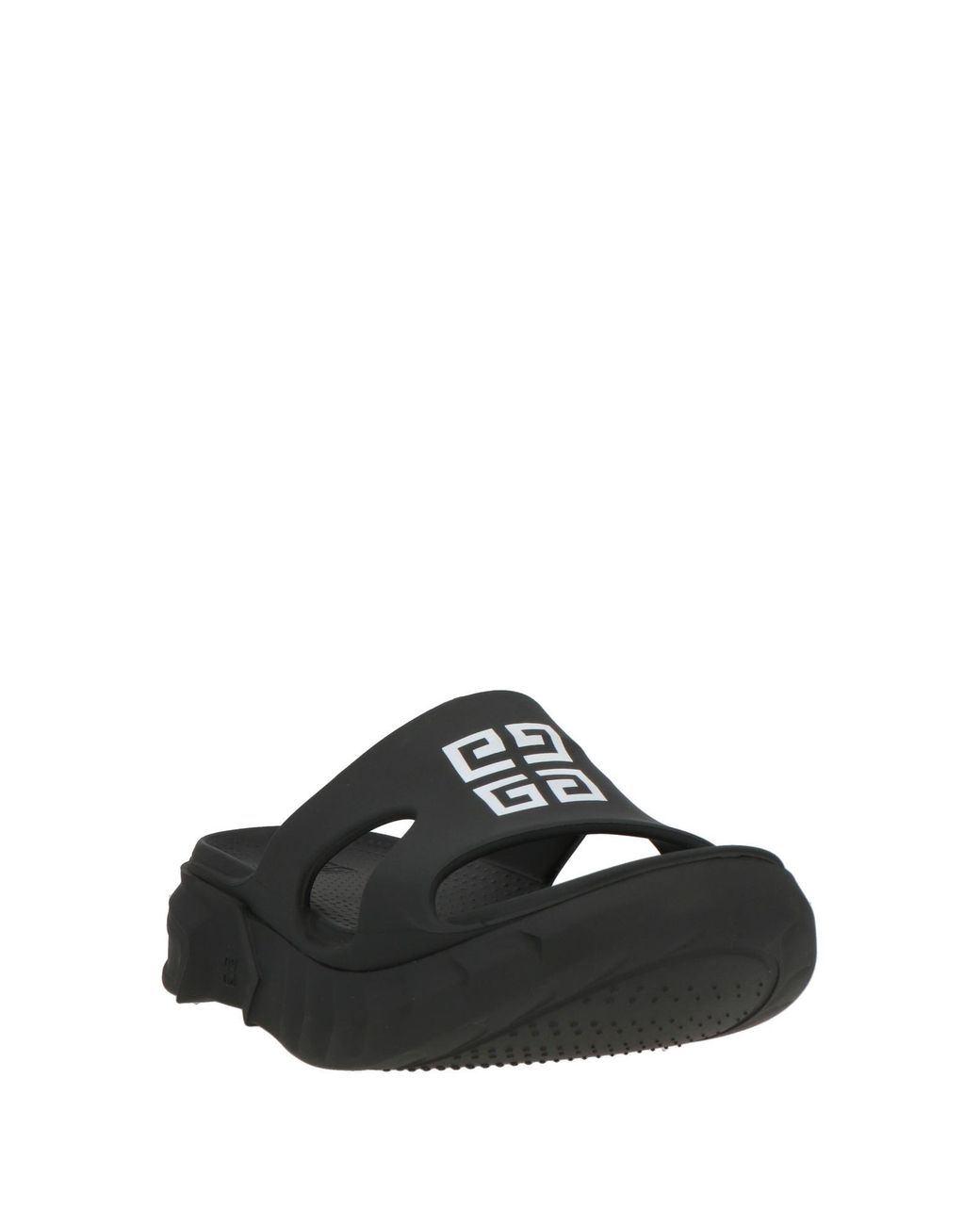 Givenchy Black Marshmallow Logo Rubber Slides for men