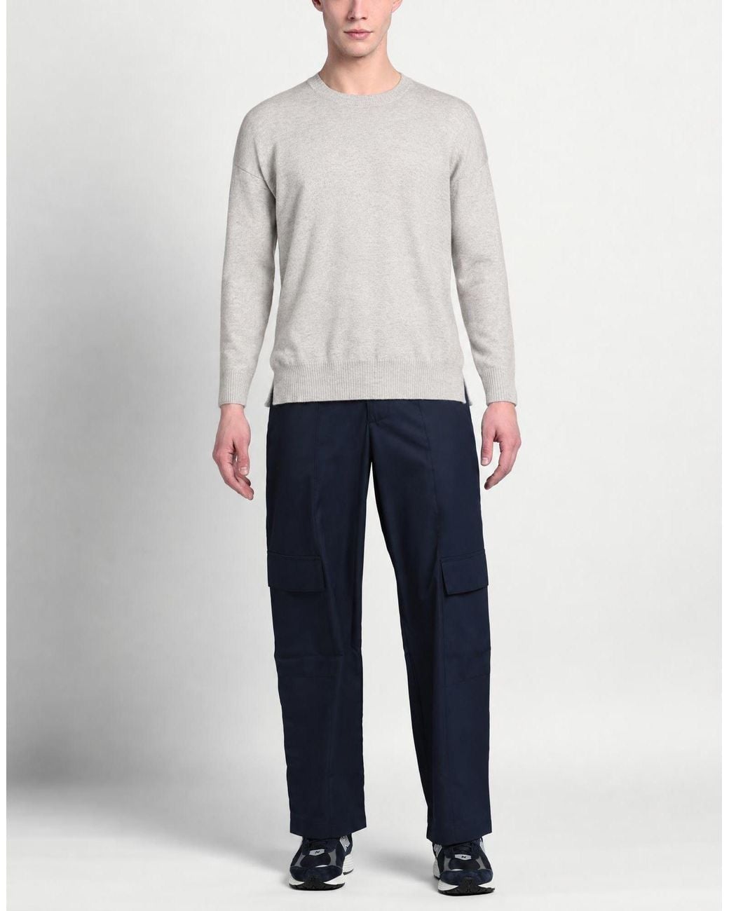 FILIPPO DE LAURENTIIS White Light Sweater Wool, Cashmere, Silk for men
