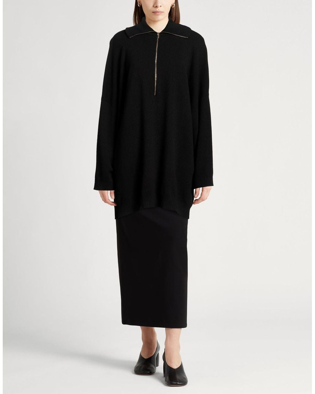 Semicouture Black Sweater Polyamide, Wool, Viscose, Cashmere