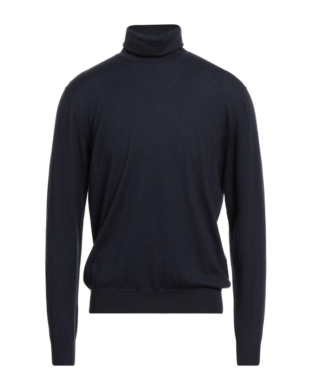 Boglioli Blue Turtleneck for men