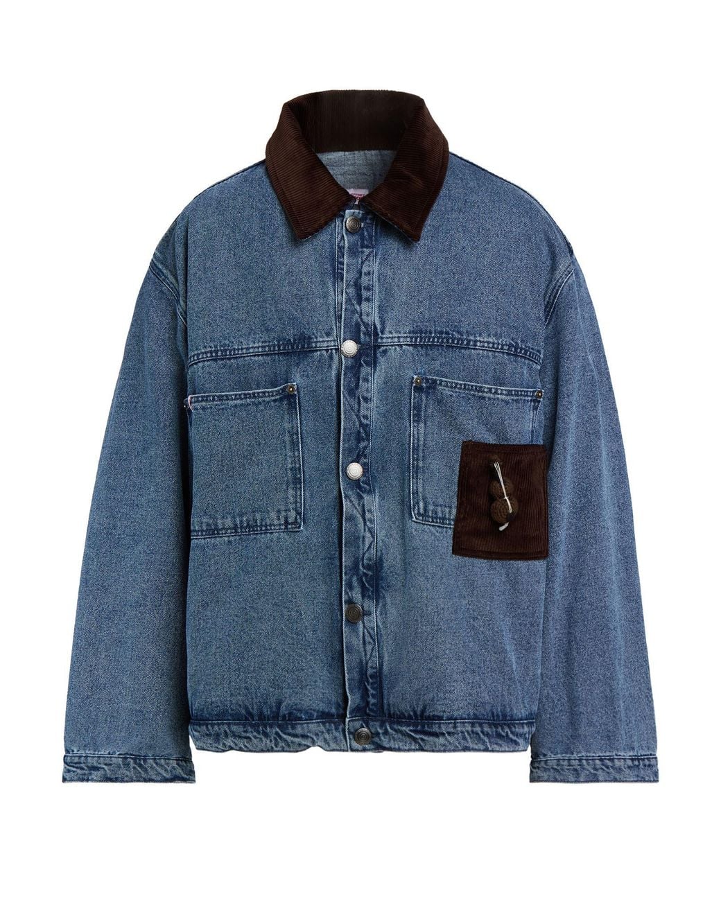 Charles Jeffrey Blue Denim Outerwear for men