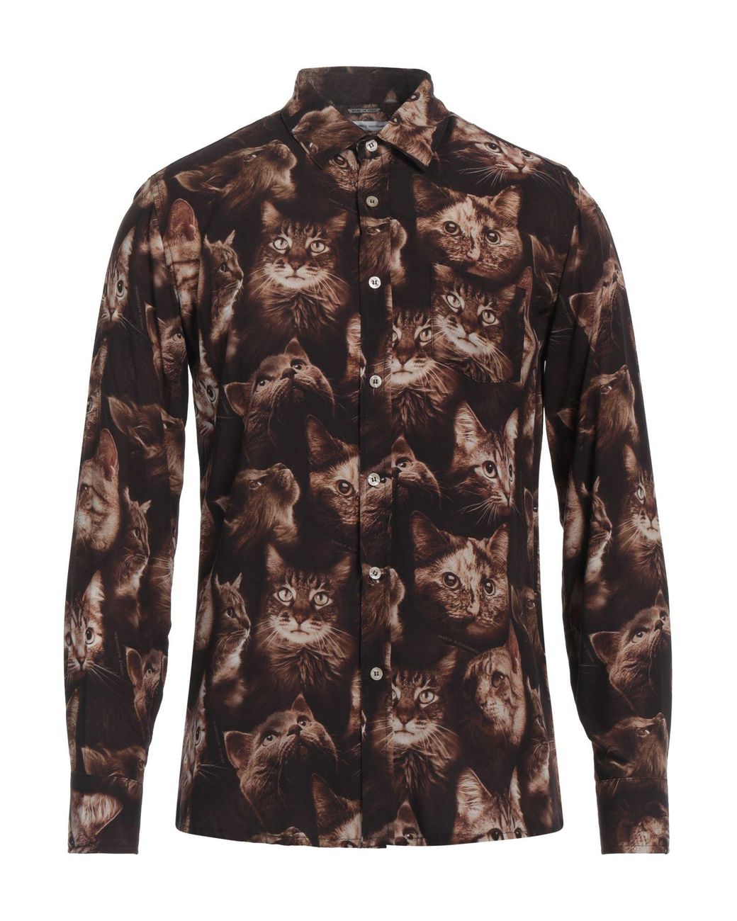 Daniele Alessandrini Brown Shirt for men