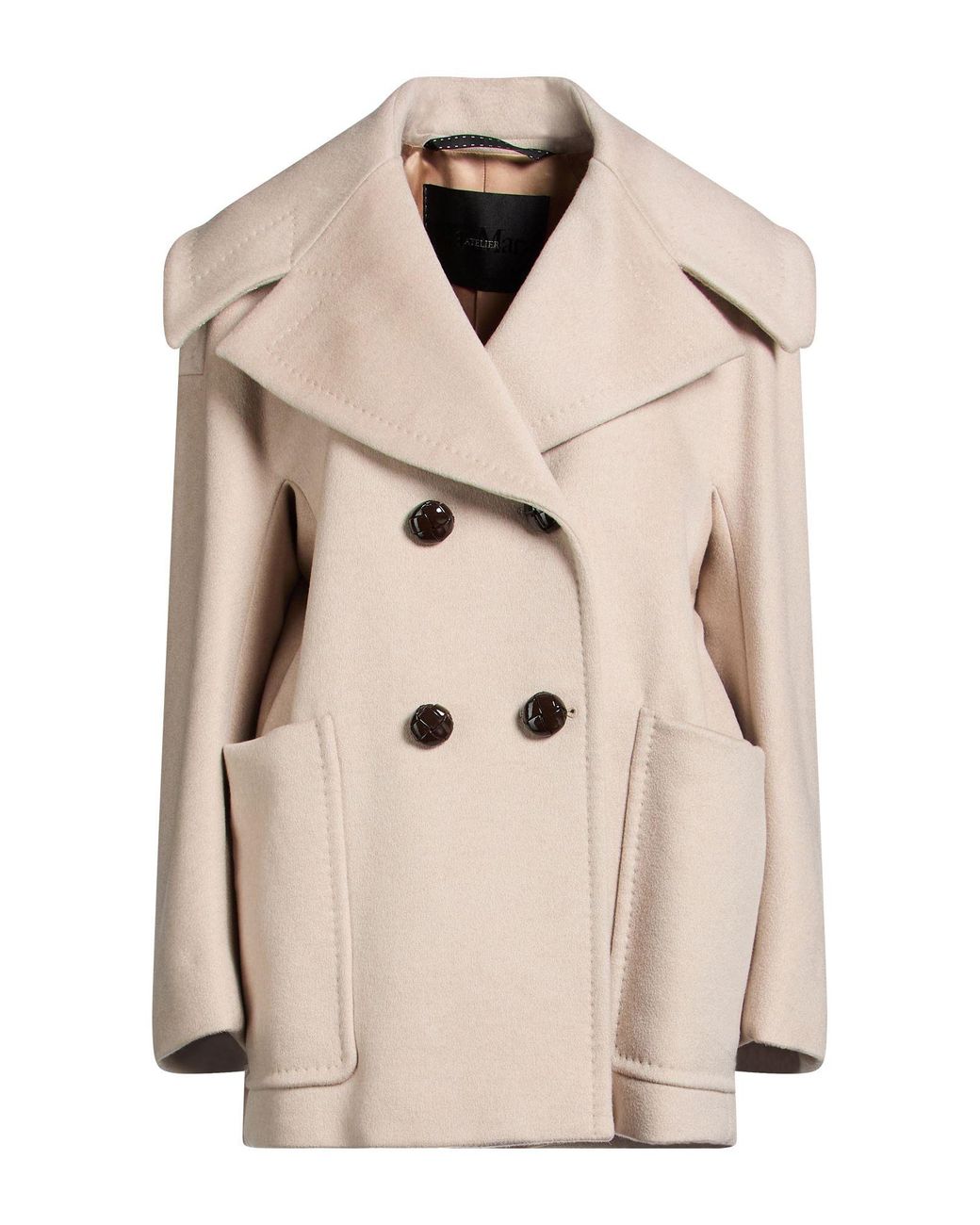 Max Mara Natural Atelier Camel Coat Cashmere
