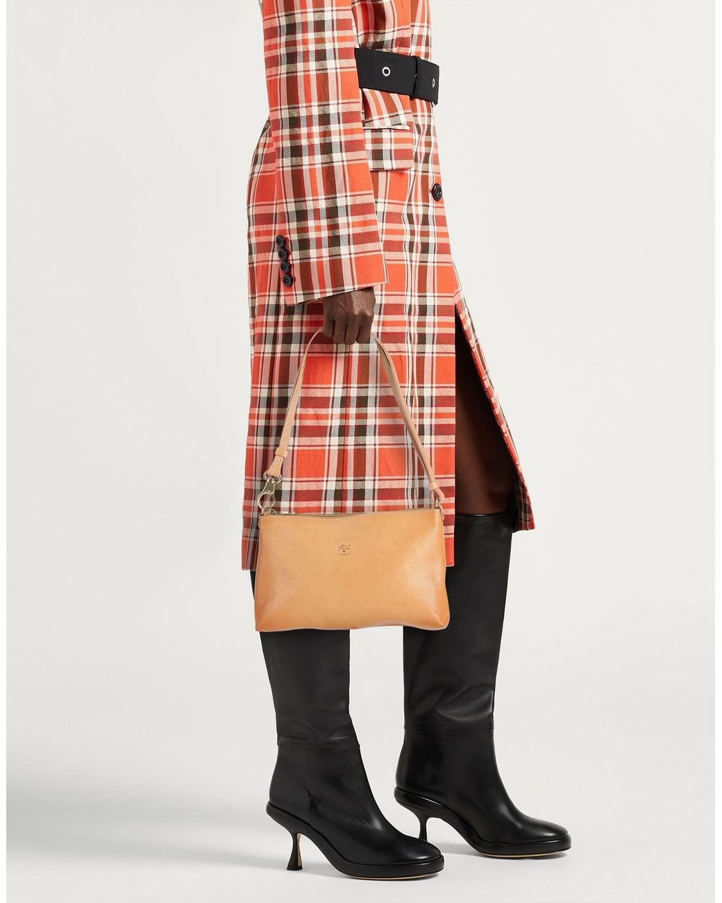 Il Bisonte Brown Shoulder Bag Cowhide