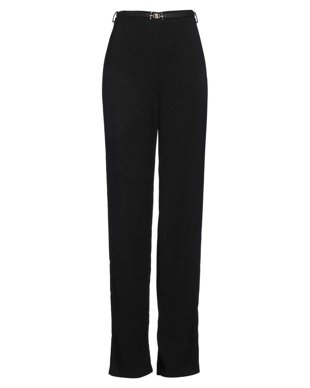Elisabetta Franchi Black Pants Polyester