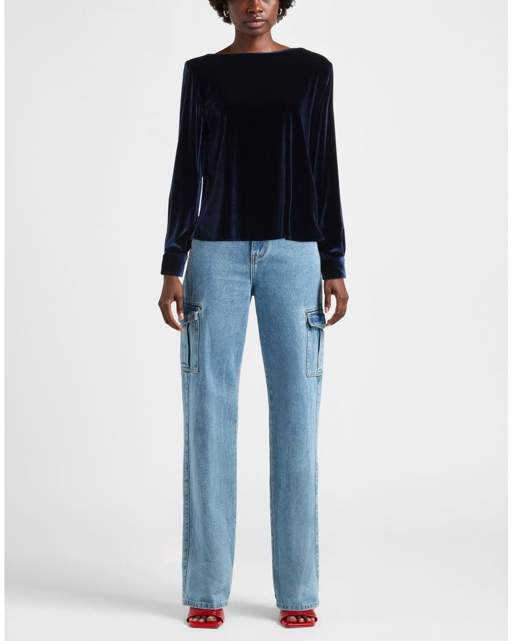Caliban Blue Midnight Top Polyester, Elastane