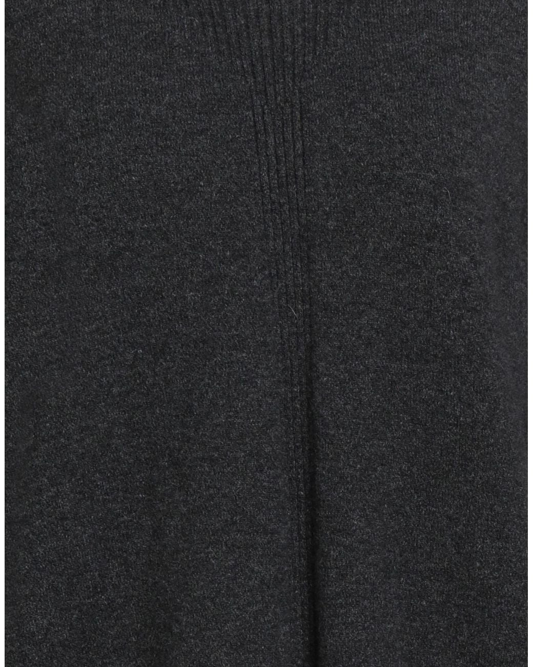 Twinset Black Charcoal Turtleneck Wool, Polyamide, Elastane