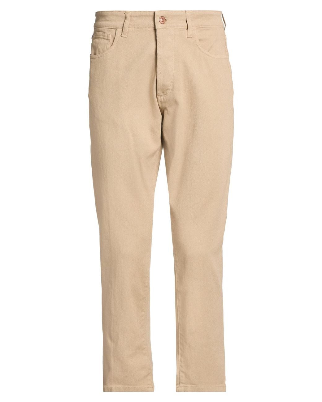 Officina 36 Natural Pants Cotton, Elastane for men