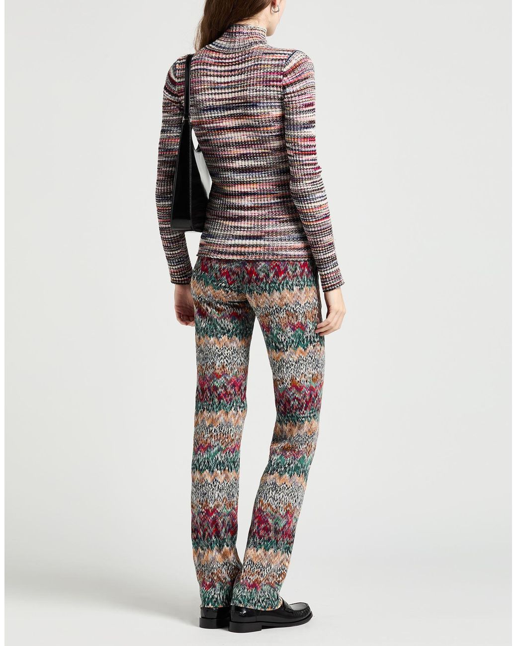 Missoni Red Turtleneck Viscose, Wool