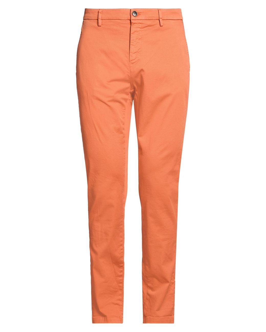 Mason's Orange Pants Cotton, Lyocell, Elastane for men