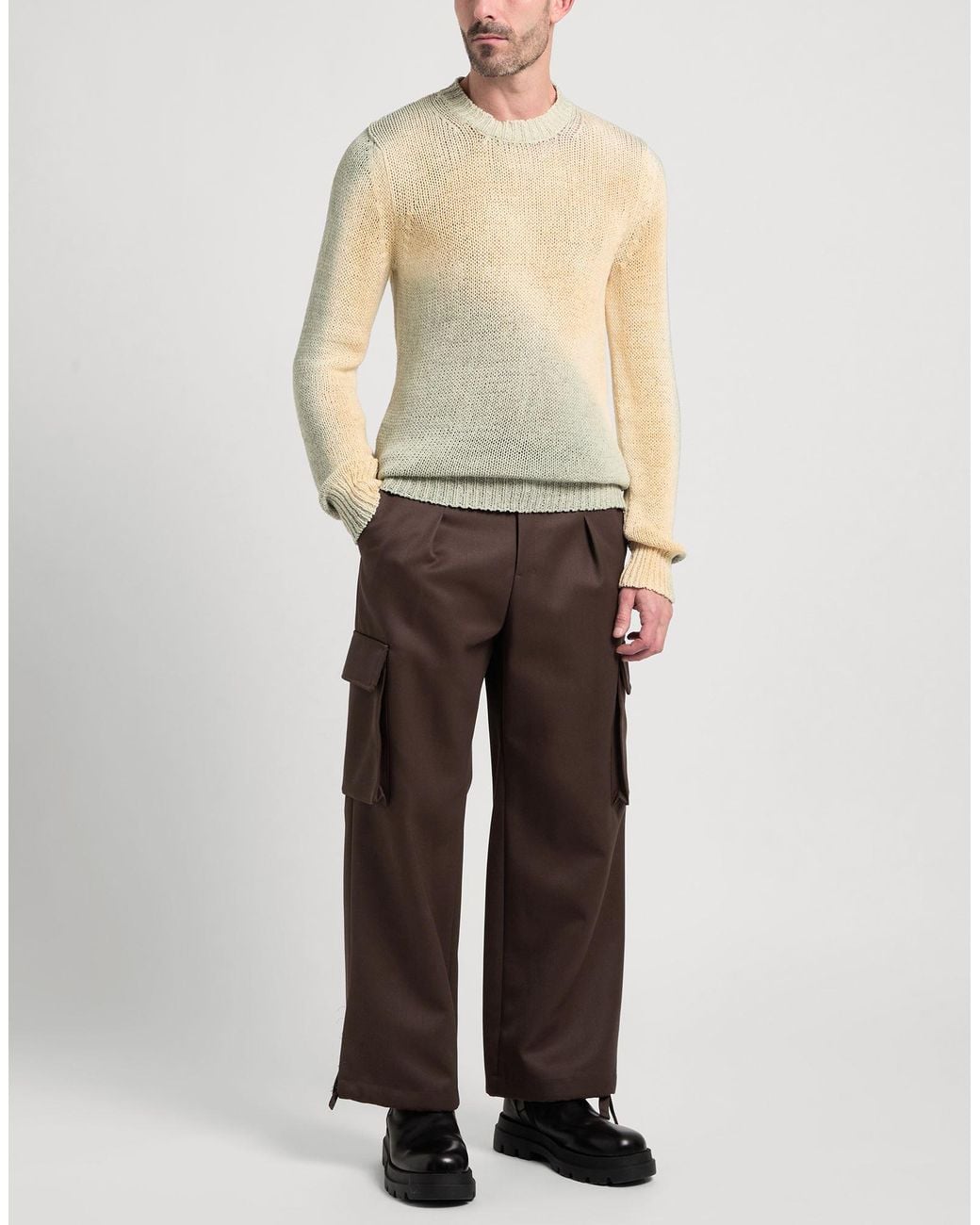 Roberto Collina Pullover in Natural für Herren