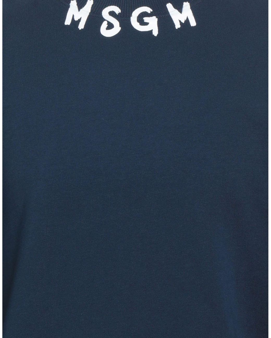 MSGM Blue Sweatshirt for men