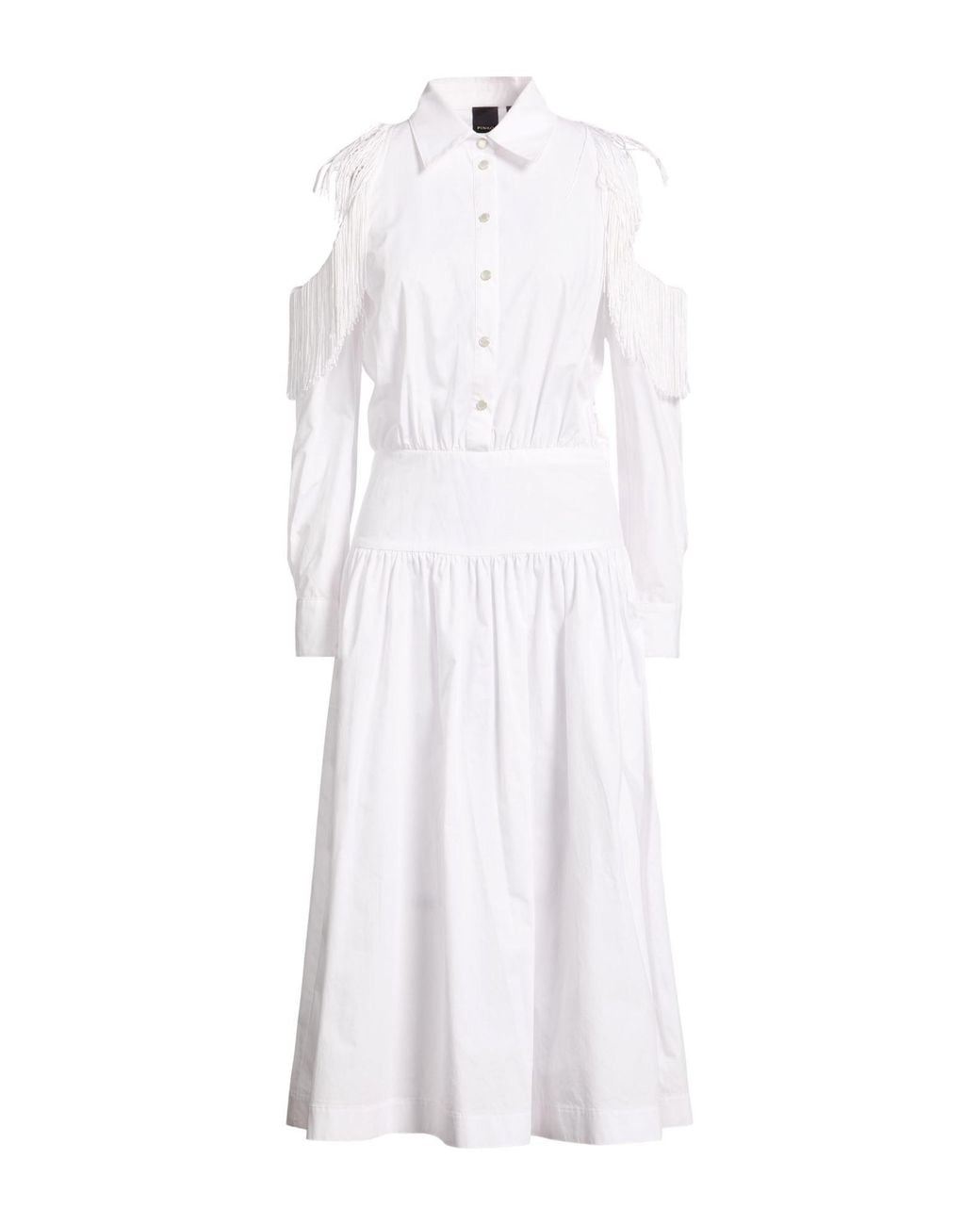 Pinko White Midi Dresses