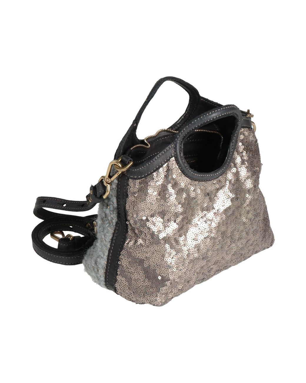 Caterina Lucchi Metallic Handbag Cow Leather