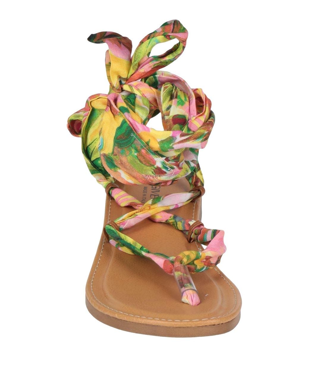 4giveness Metallic Thong Sandals