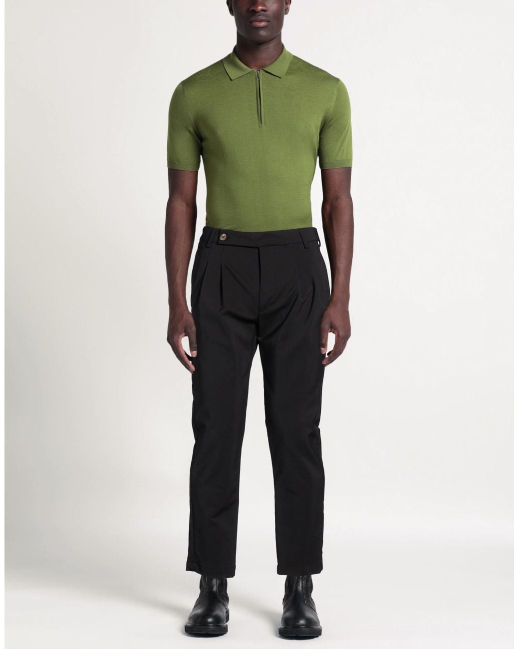 Entre Amis Black Pants for men