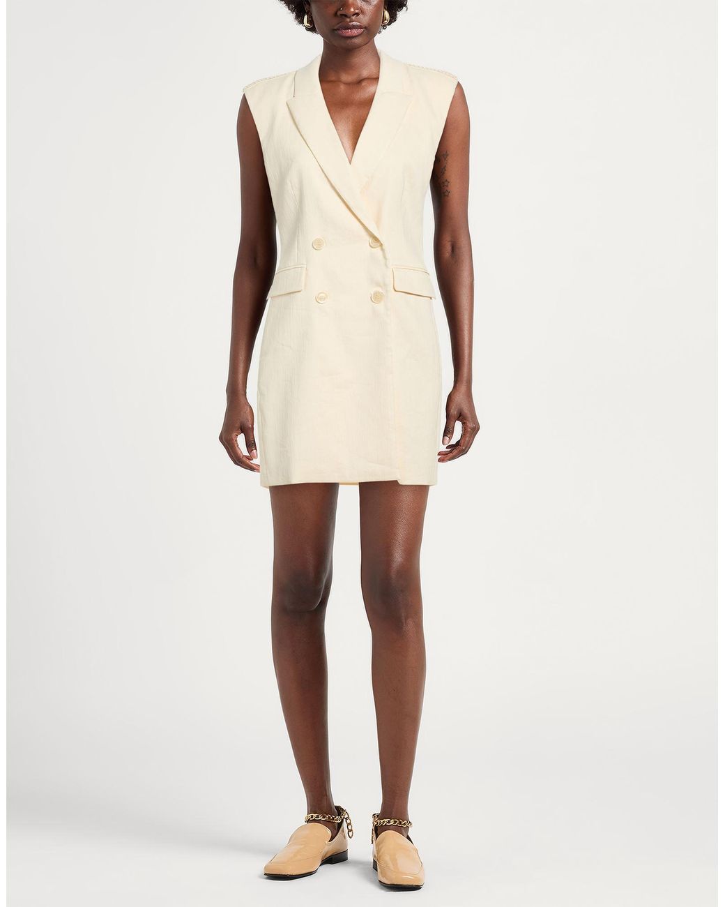 Patrizia Pepe Natural Mini Dress