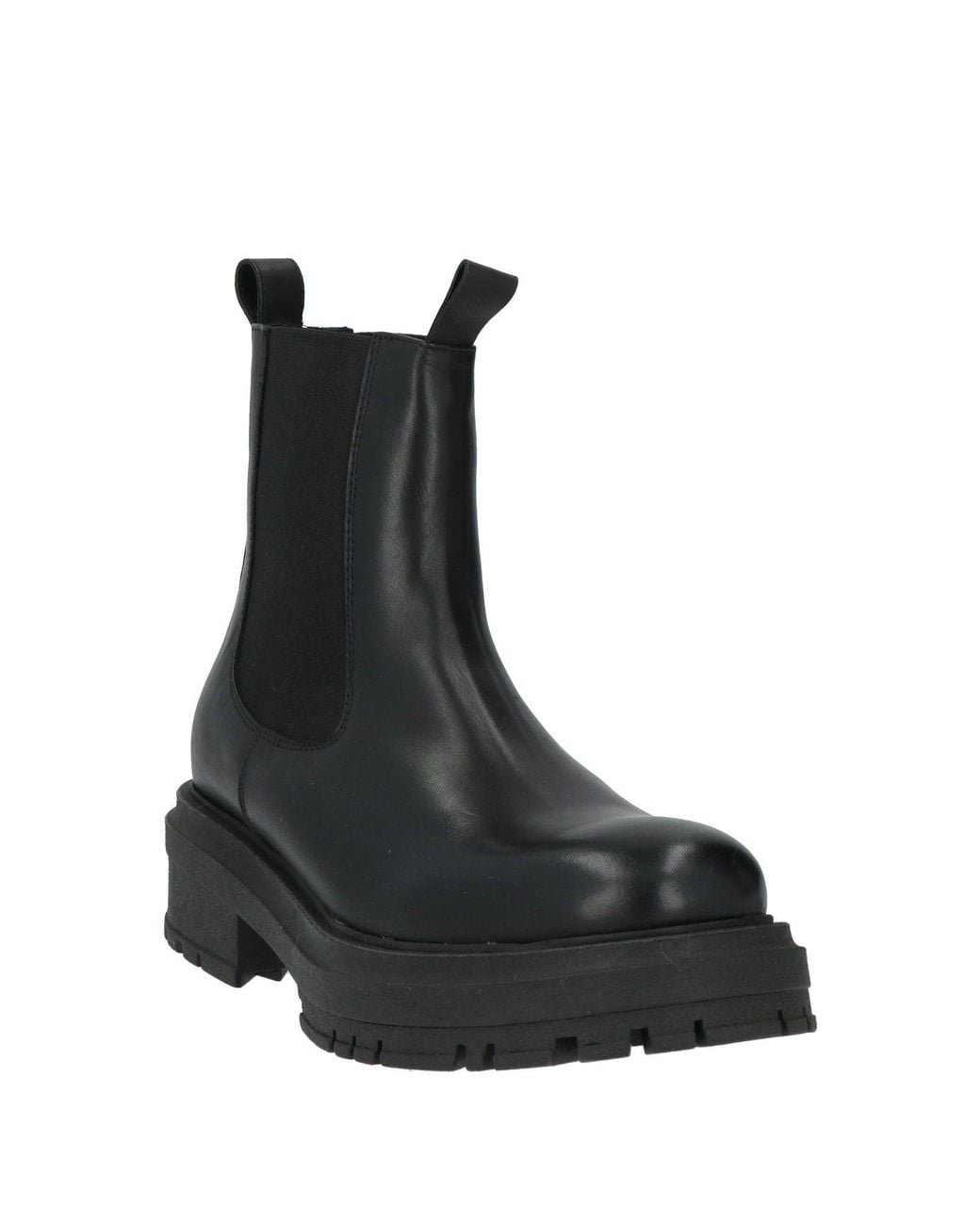 Nila & Nila Black Ankle Boots Leather