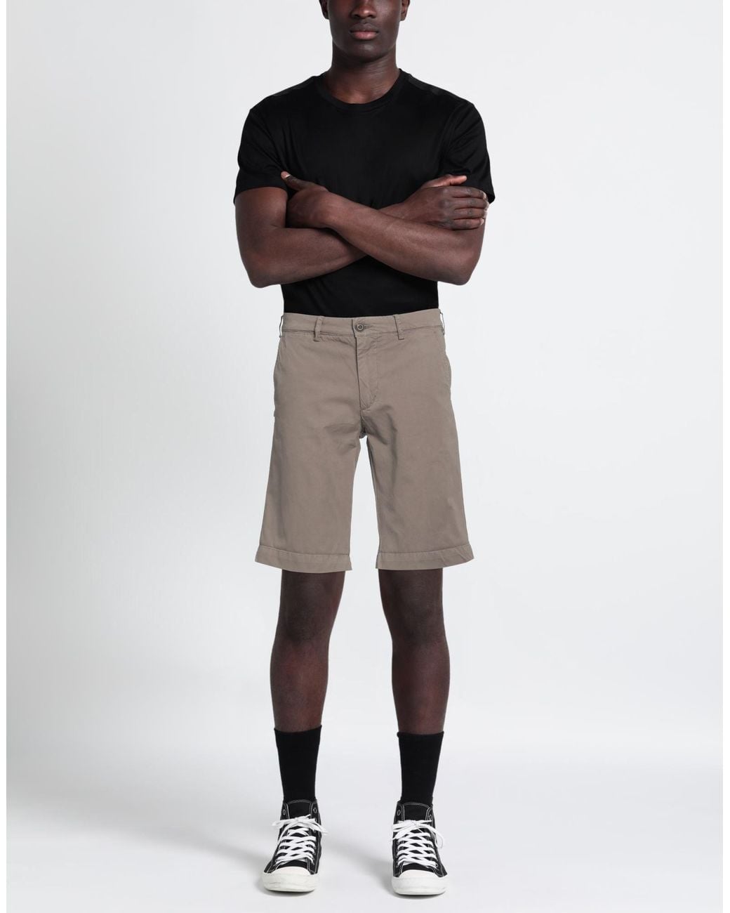 40weft Gray Shorts & Bermuda Shorts for men