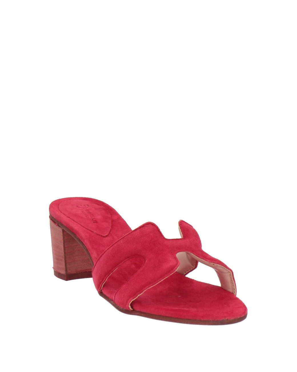 Divine Follie Red Sandals Leather